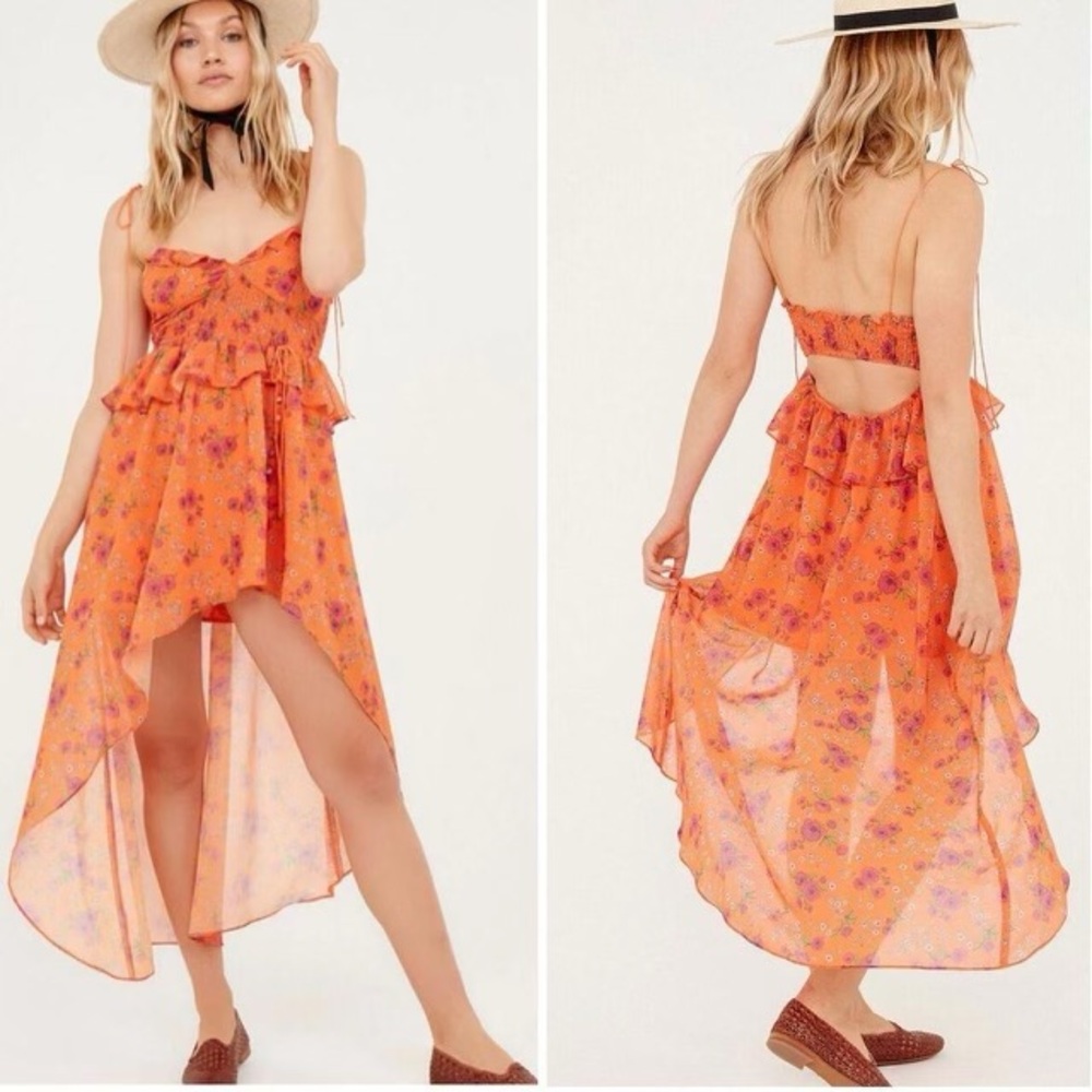 For Love & Lemons Women's
Peony High Low Dress size S